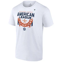 Men's Fanatics White Houston Astros 2022 American League Champions - Locker Room T-Shirt