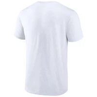 Fanatics pour hommes, blanc, Astros de Houston, Champions la Ligue américaine 2022 - T-shirt des vestiaires