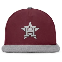 Casquette snapback Fanatics Wine Houston Astros pour hommes