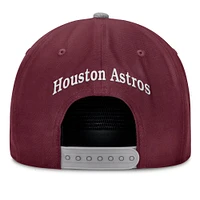 Casquette snapback Fanatics Wine Houston Astros pour hommes