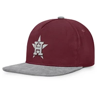 Casquette snapback Fanatics Wine Houston Astros pour hommes