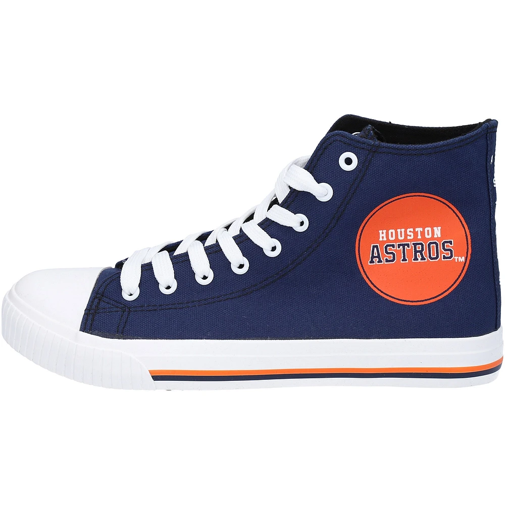 Men's FOCO Houston Astros High Top Canvas Sneakers