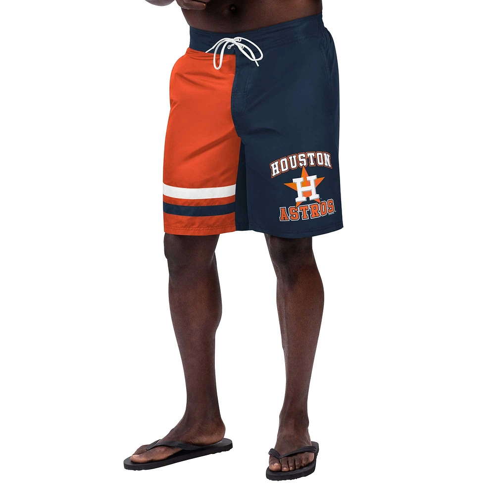 Men's G-III Sports by Carl Banks Navy Houston Astros Anchor Swim Trunks