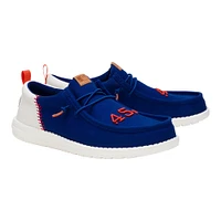 Chaussures décontractées Wally Hey Dude bleu marine pour homme des Astros de Houston