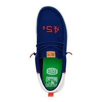 Chaussures décontractées Wally Hey Dude bleu marine pour homme des Astros de Houston