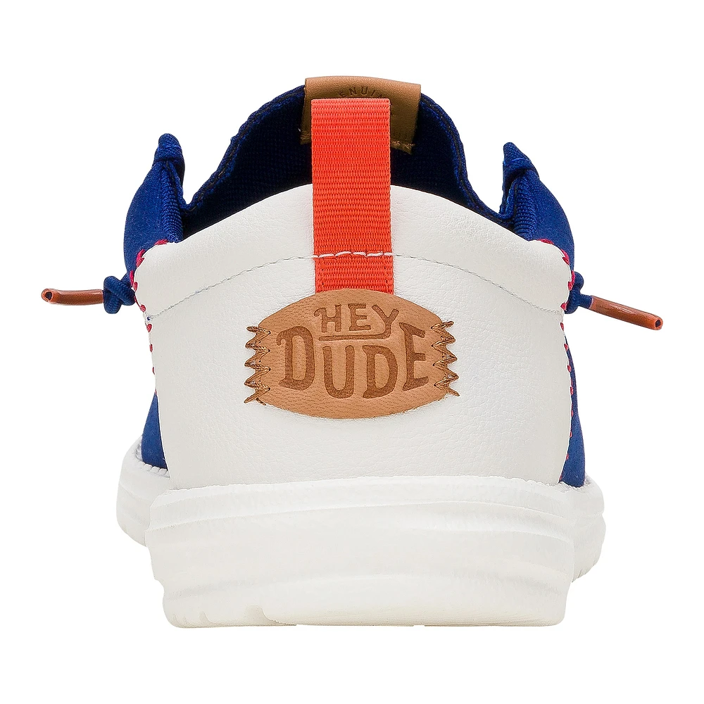 Chaussures décontractées Wally Hey Dude bleu marine pour homme des Astros de Houston