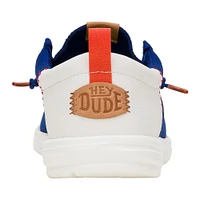 Chaussures décontractées Wally Hey Dude bleu marine pour homme des Astros de Houston