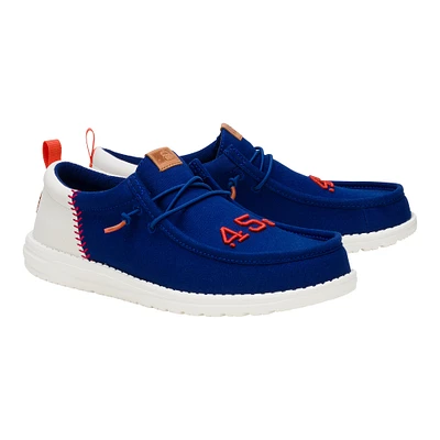 Chaussures décontractées Wally Hey Dude bleu marine pour homme des Astros de Houston