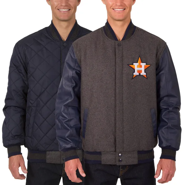 Houston Astros JH Design Reversible Track Jacket - Gray