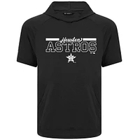 T-shirt à capuche noir Levelwear Phase Vanguard pour homme des Astros de Houston