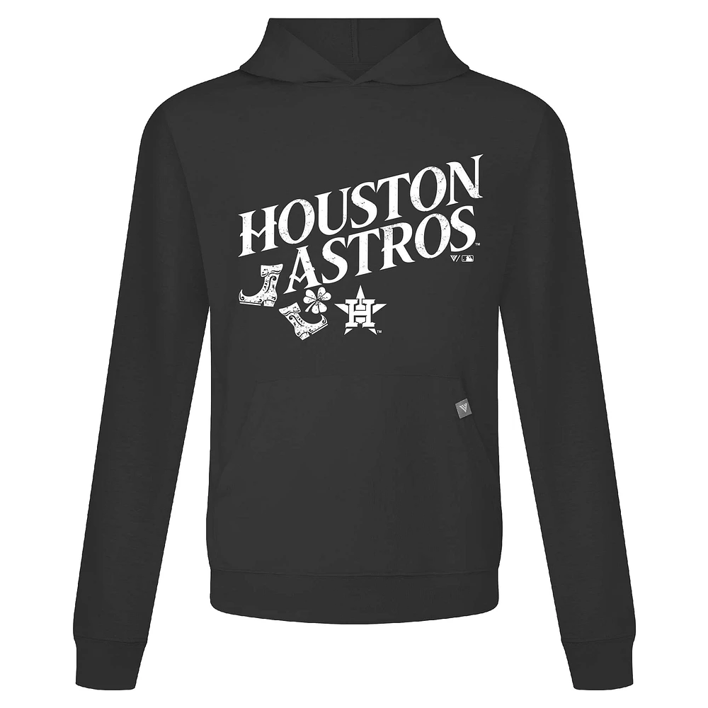 Men's Levelwear Houston Astros St. Patrick's Day Relay Boots Pullover Hoodie