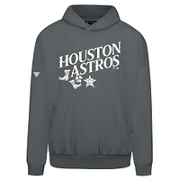 Men's Levelwear  Gray Houston Astros St. Patrick's Day Pullover Hoodie