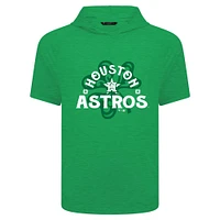 Men's Levelwear Green Houston Astros St. Patrick's Day Phase Shamrock Short Sleeve T-Shirt Hoodie