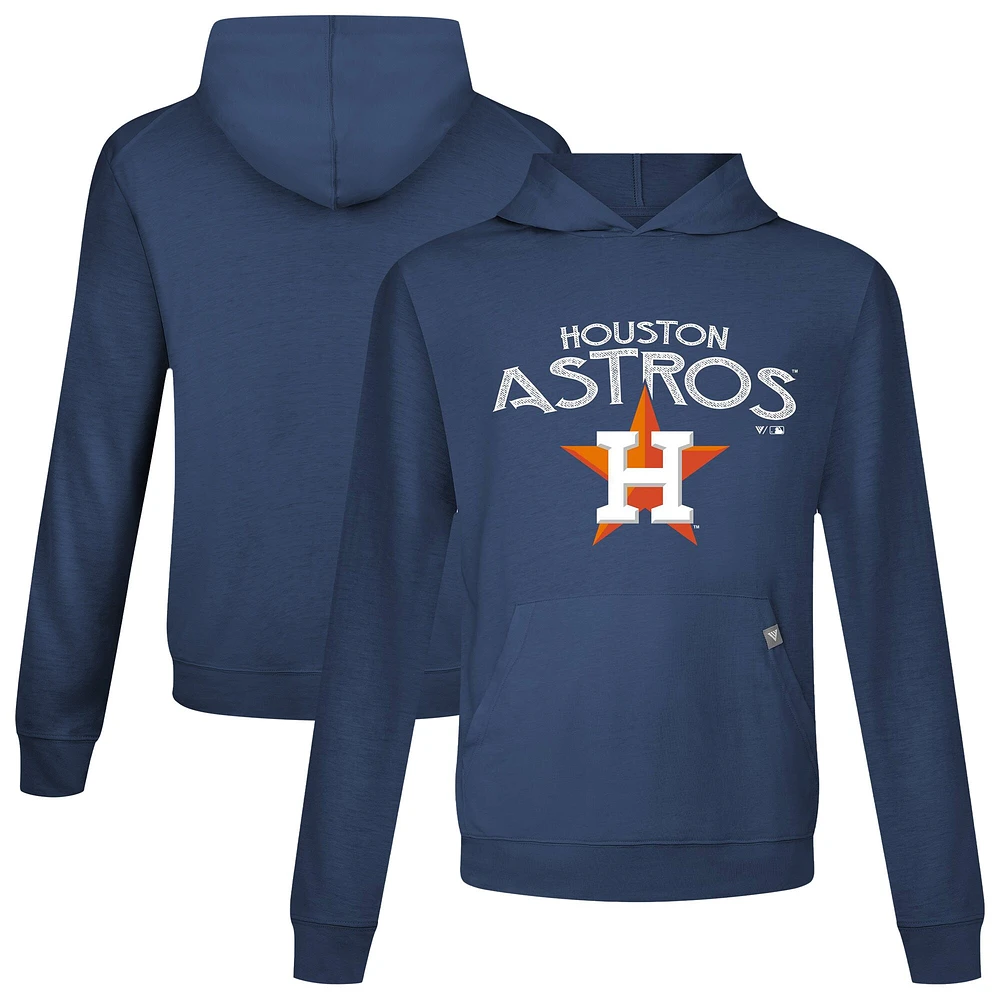 Men's Levelwear Navy Houston Astros Accolade Relay Mission Pullover Hoodie