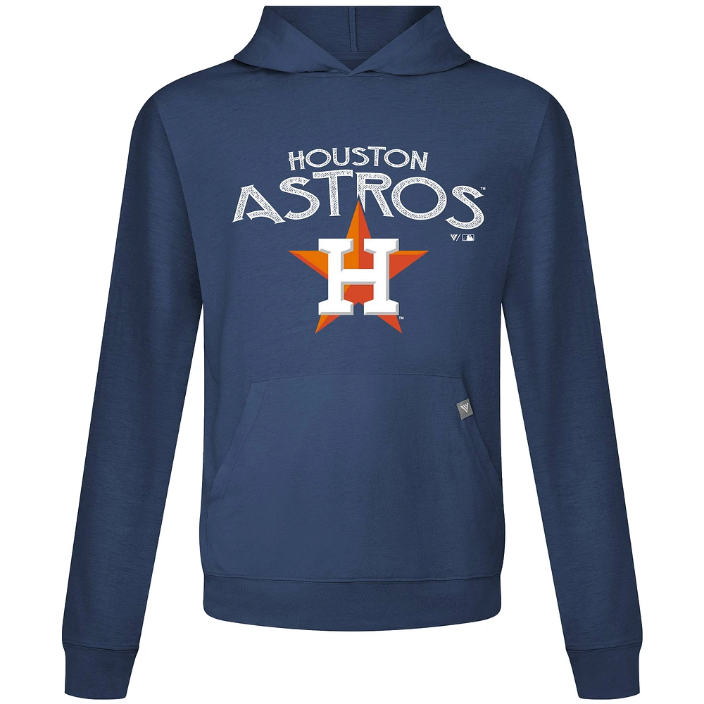Men's Levelwear Navy Houston Astros Accolade Relay Mission Pullover Hoodie