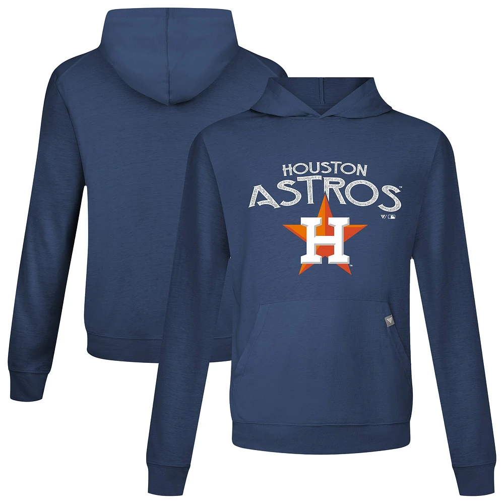 Men's Levelwear Navy Houston Astros Accolade Relay Mission Pullover Hoodie
