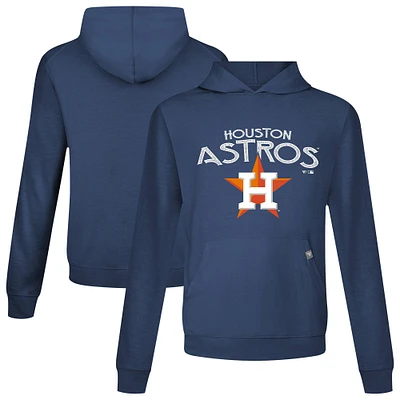 Men's Levelwear Navy Houston Astros Accolade Relay Mission Pullover Hoodie