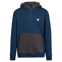 Men's Levelwear  Navy Houston Astros Chicane Insignia 2.0 Quarter-Zip Hoodie