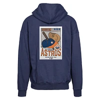 Men's Levelwear  Navy Houston Astros Uphill City Core Logo Full-Zip Hoodie