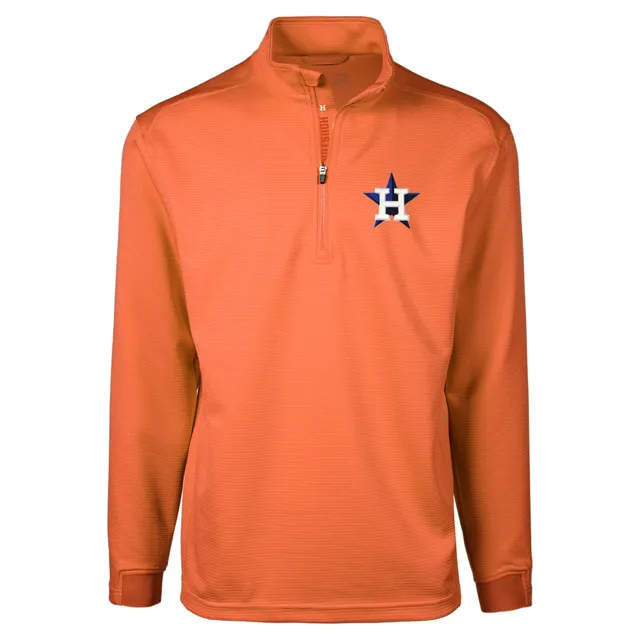 Vineyard Vines Houston Astros White Sankaty Quarter-Zip Sweatshirt