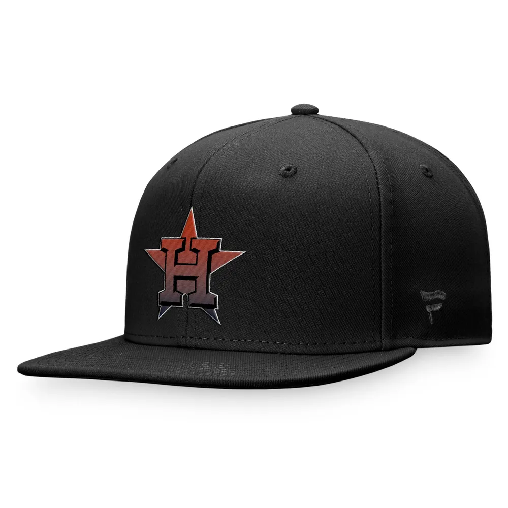 Lids Houston Astros Majestic Color Fade Snapback Hat - Black