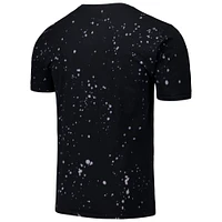 T-shirt Majestic Threads pour hommes, noir/blanc, Houston Astros Splatter