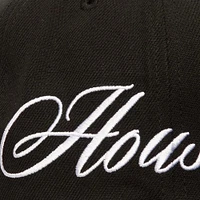 Men's Mitchell & Ness Black Houston Astros Just Don x MLB Lux Script Snapback Hat