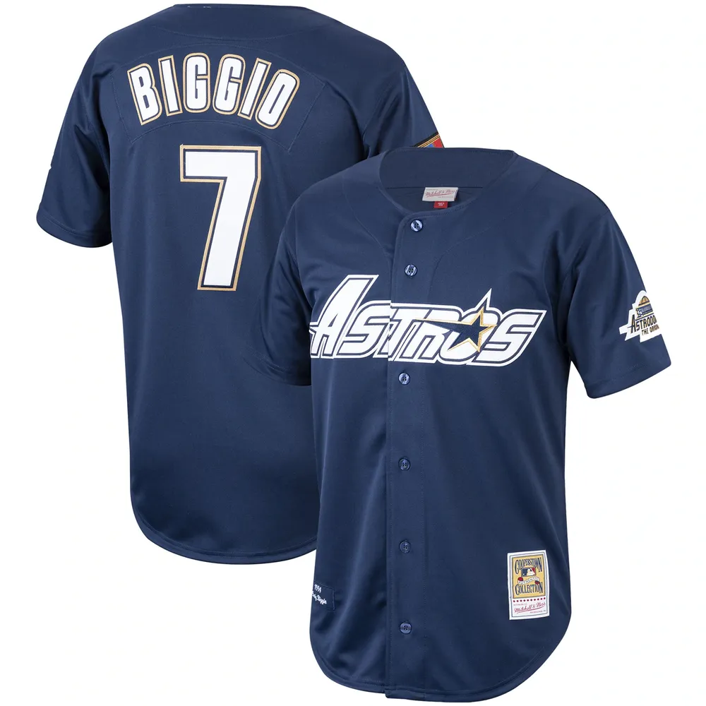 Lids Craig Biggio Houston Astros Mitchell & Ness Cooperstown Collection  1994 Authentic Jersey - Navy