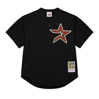Maillot d'entraînement de frappeur en maille noir Mitchell & Ness Jeff Bagwell des Astros Houston la collection Cooperstown pour hommes