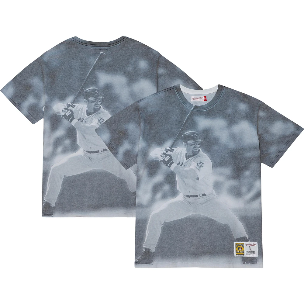 Mitchell & Ness Jeff Bagwell Houston Astros Cooperstown Collection Highlight Sublimated Player T-shirt graphique pour homme