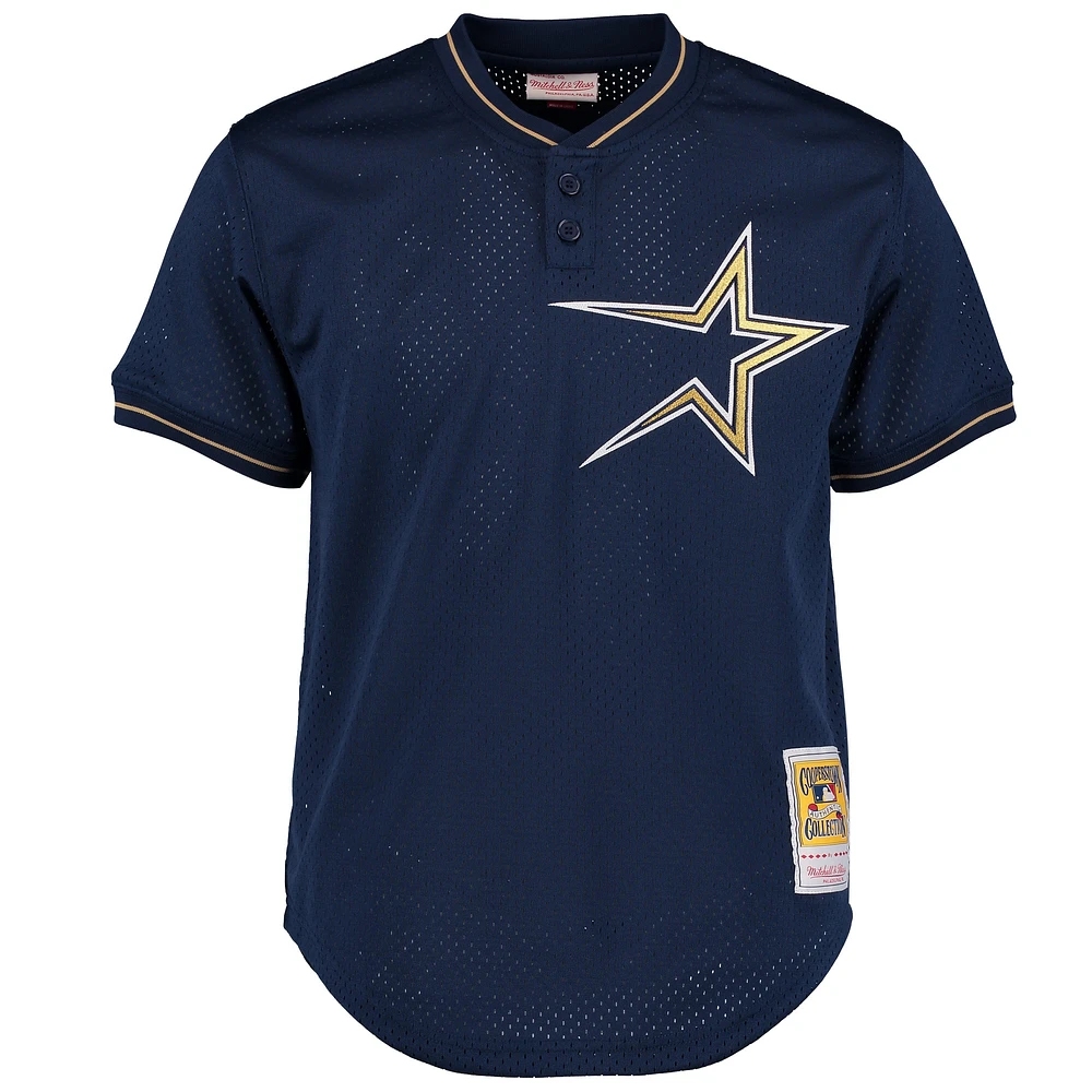 Men's Mitchell & Ness Jeff Bagwell Navy Houston Astros Cooperstown 1997 Mesh Batting Practice Jersey