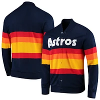 Veste à boutons-pression pour homme Houston Astros Collection Cooperstown bleu marine Mitchell & Ness