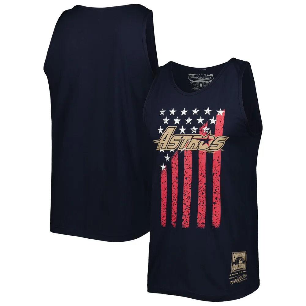 Lids Houston Astros Mitchell & Ness Cooperstown Collection Stars and  Stripes Tank Top - Navy