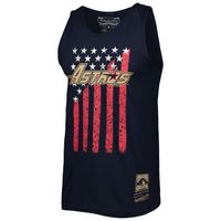 Men's Mitchell & Ness Navy Houston Astros Cooperstown Collection Stars and Stripes Tank Top