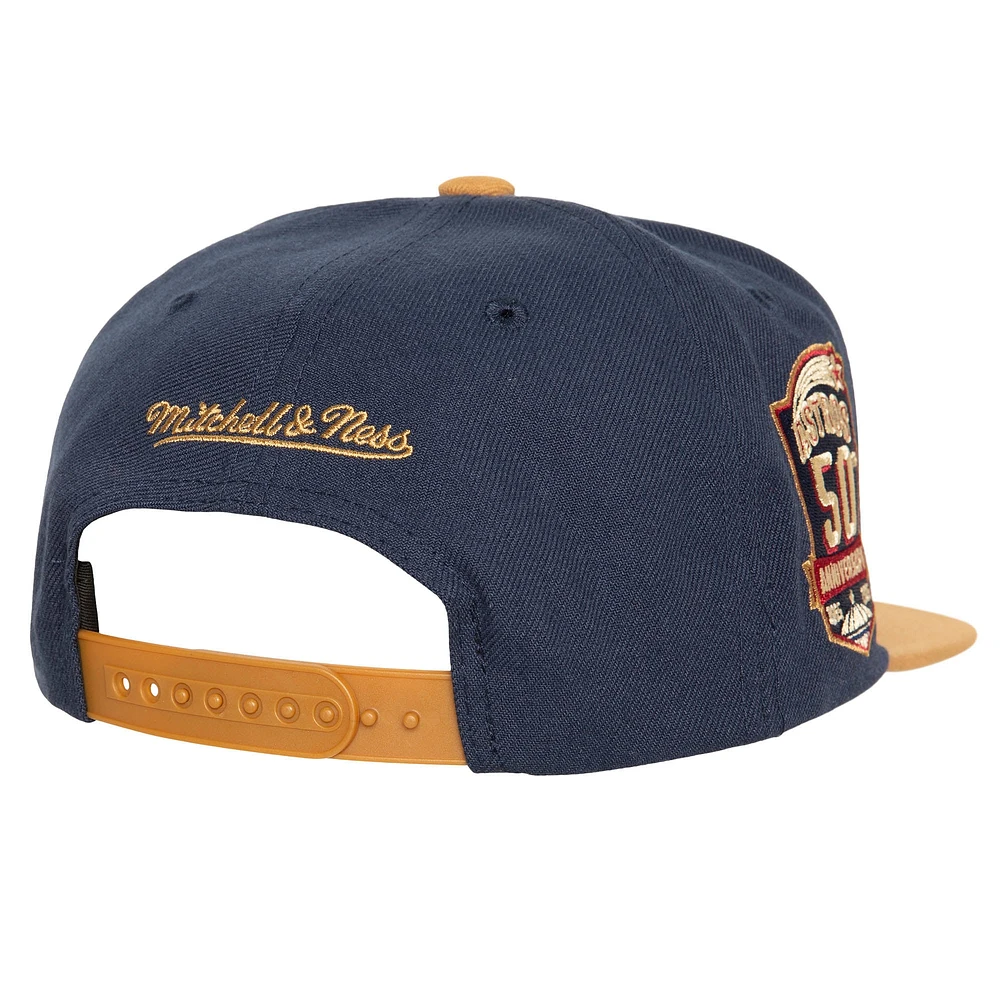 Casquette Snapback Work It des Houston Astros de Mitchell & Ness pour hommes, bleu marine