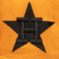 Casquette snapback en velours côtelé orange Houston Astros de Mitchell & Ness pour homme