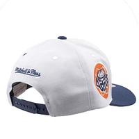 Men's Mitchell & Ness White Houston Astros Cooperstown Collection Pro Crown Snapback Hat