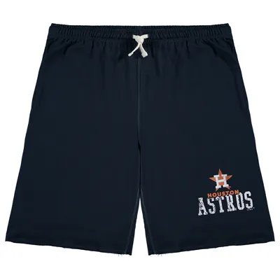 Houston Astros Big & Tall French Terry Shorts - Navy