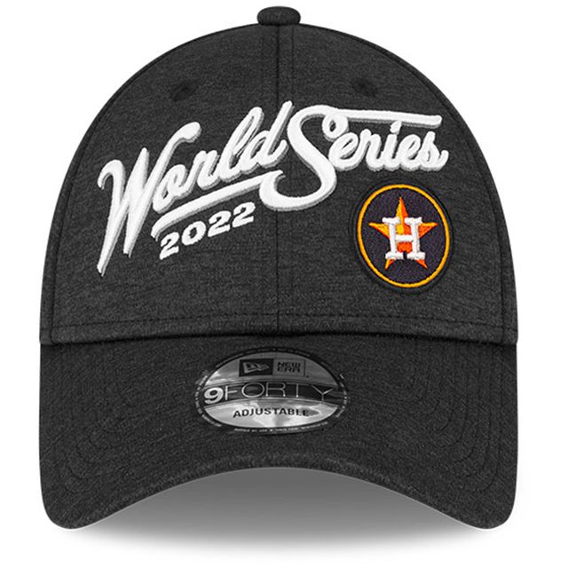 Casquette ajustable Snapback 9FORTY pour homme New Era Houston Astros 2022 American League Champions - Locker Room - Noir