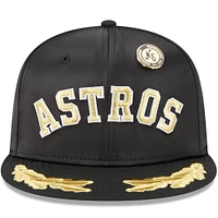 Men's New Era  Black Houston Astros 2025 59FIFTY Day Gold Leaf Fitted Hat