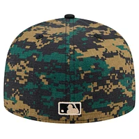 Men's New Era Black Houston Astros Digi Camo 59FIFTY Fitted Hat