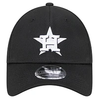 Casquette ajustable Pivot 9FORTY Houston Astros de New Era pour homme, noire