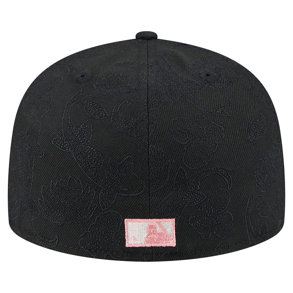 Casquette ajustée noire Houston Astros Koi 59FIFTY New Era pour homme