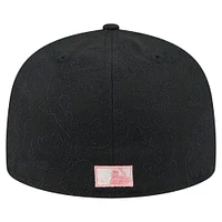 Casquette ajustée noire Houston Astros Koi 59FIFTY New Era pour homme