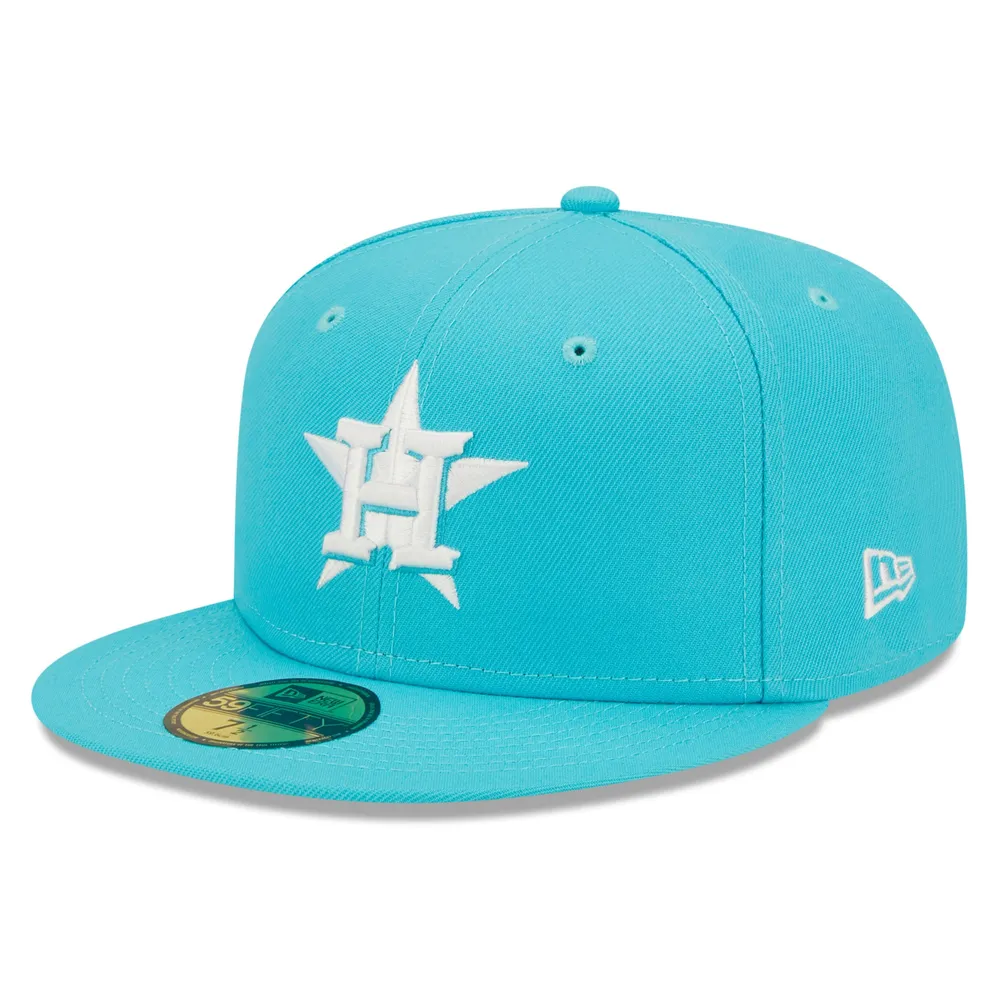 Lids Houston Astros New Vice Logo 59FIFTY Fitted Hat - Blue Green Tree Mall