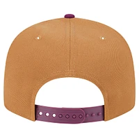 Men's New Era Brown/Purple Houston Astros Color Pack Two-Tone 9FIFTY Snapback Hat