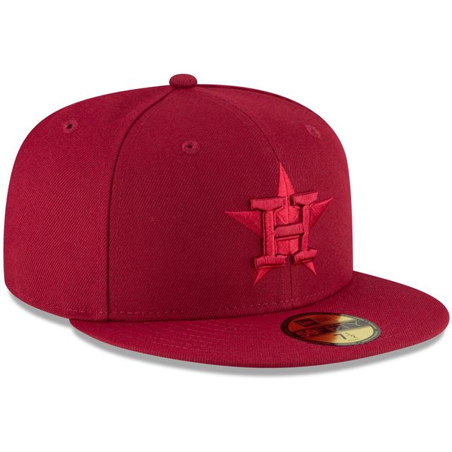 New Era Cardinal Houston Astros Tonal 59FIFTY pour homme - Casquette ajustée