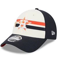 Men's New Era  Cream/Navy Houston Astros 2024 MLB All-Star Game  9FORTY Adjustable Hat