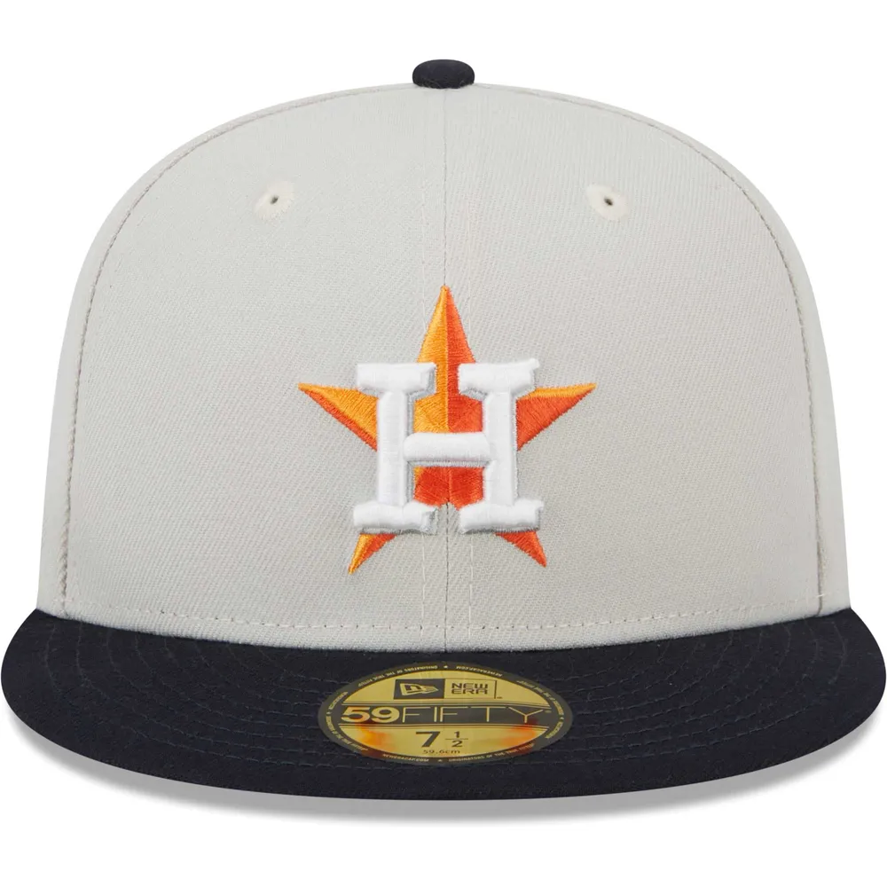 Men's New Era Cream/Orange Houston Astros 59FIFTY Fitted Hat