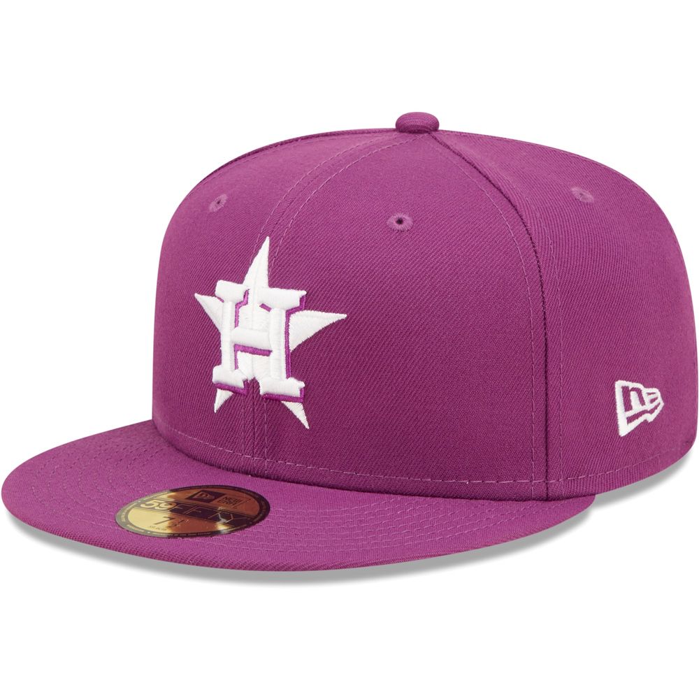 Houston Astros New Era 59FIFTY Fitted Hat - Lavender